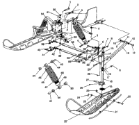 Front Suspension & Ski 600 Xcr