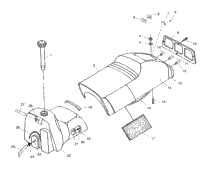 Seat & Gas Tank 0971758