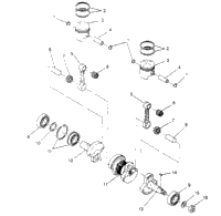 Piston & Crankshaft Lite Gt 0953133 & European Lite Gt