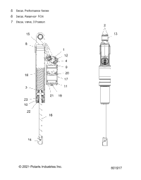 Suspension, Shock, Rear Track All Options (601917)