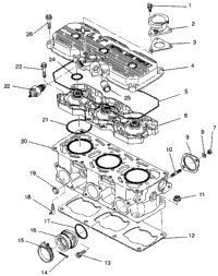 Cylinder Assembly Xlt 0940767, Xlt Sp & Xlt Sks 0940567