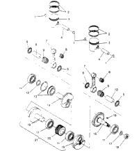 Piston & Crankshaft Super Sport