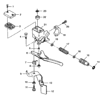 Master Cylinder 600 Xc