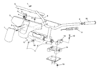 Steering Handlebar Xlt Ltd 0973756 & European Xlt Ltd
