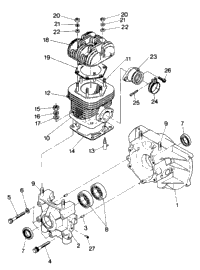 Crankcase And Cylinder Star