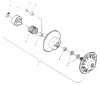 Driven Clutch Assembly Sport 0950443, Sport Touring & European S