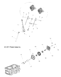 Engine, Exhaust Valves & Solenoid