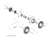 Drive Train, Secondary Clutch