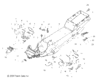 Chassis, Footrest, Driver & Passenger