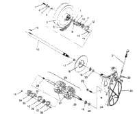 Drive Train Assembly Trail , Trail Deluxe 0952262, & European T