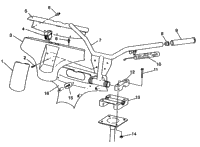 Steering Handlebar Assembly 500 Efi E942774 & Efi Sks