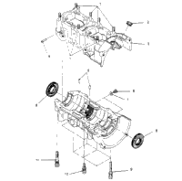 Crankcase Assembly 440 0952760, 440 Sks 0952560, & European 440 Sks E952
