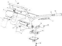 Steering Handlebar 600 Xcr Sp 0965677 & European 600 Xcr Sp