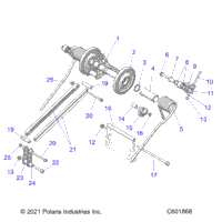 Suspension, Torque Arm, Rear
