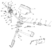 Steering Handlebar 600 Xc & European 600 Xc E971776