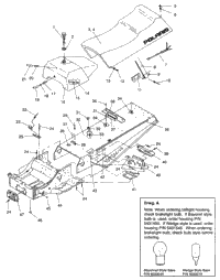Tunnel & Seat Assembly Lite Gt/0933133 & Starlite Gt