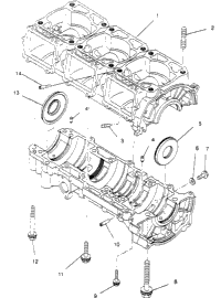 Crankcase 600 Xcr Sp 0965677 & European 600 Xcr Sp