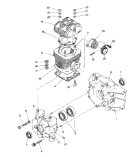 Crankcase And Cylinder Star