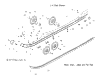 Suspension, Rail Asm