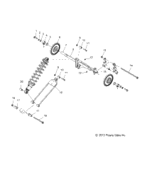 Suspension, Torque Arm, Rear