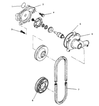 Water Pump 600 Xcr & European 600 Xcr E961676