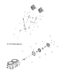 Engine, Exhaust Valves & Solenoid