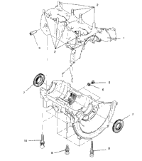 Crankcase Tran Sport 0960143 & Euro Tran Sport