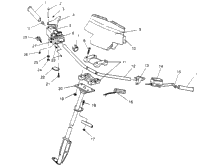 Steering Handlebar Assembly 600 Xcr
