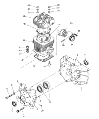 Crankcase And Cylinder Star