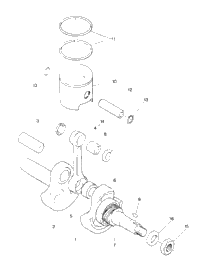 Piston And Crankshaft Star Lite