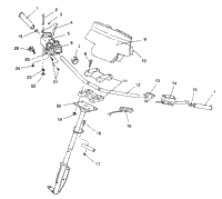 Steering Handlebar Assembly Xlt/,Xlt Sp/0930667 & Xlt Sks/0930567