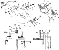 Console & Wire Harness E985378