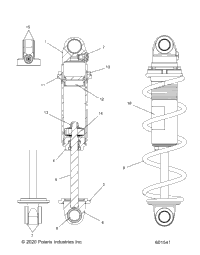 Suspension, Shock, Front Track, Monotube