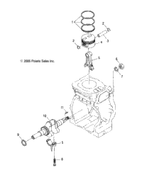 Engine, Piston & Crankshaft
