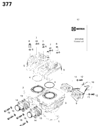 Cylinder And Exhaust Manifold 377
