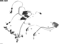 Engine Harness And Electronic Module, Mach, Mxz, Hm Eur
