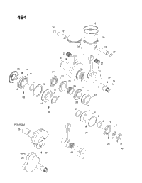 Crankshaft And Pistons (494)