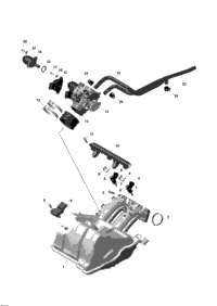 Air Inlet Manifold And Throttle Body