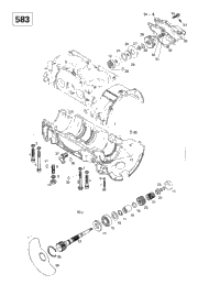 Crankcase, Rotary Valve, Water Pump (583)