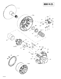 Drive Pulley (600 Ho)