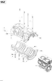 Crankcase Summit (550F)