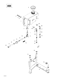 Oil Tank And Support (494)