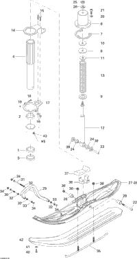 Front Suspension And Ski