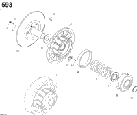 Driven Pulley 600 Suv
