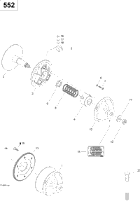 Drive Pulley 552