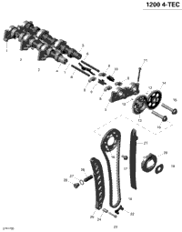 Camshafts And Timing Chain - 1200 Itc 4-Tec