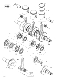 Crankshaft And Pistons (699)