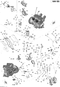 Engine And Engine Support 500Ss