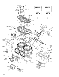 Cylinder, Exhaust Manifold, Reed Valve