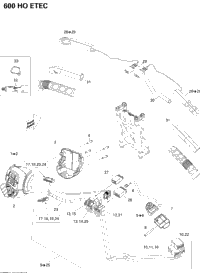 Steering Wiring Harness 600 Ho